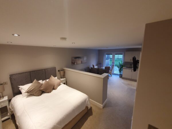 Converted courtyard accommodation at Kellerstain Stables